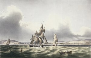 Vessels Leaving Port Royal, Plate 29 from 